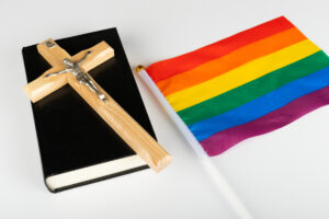 bible crucifix rainbow flag deposit photo 5 19 22